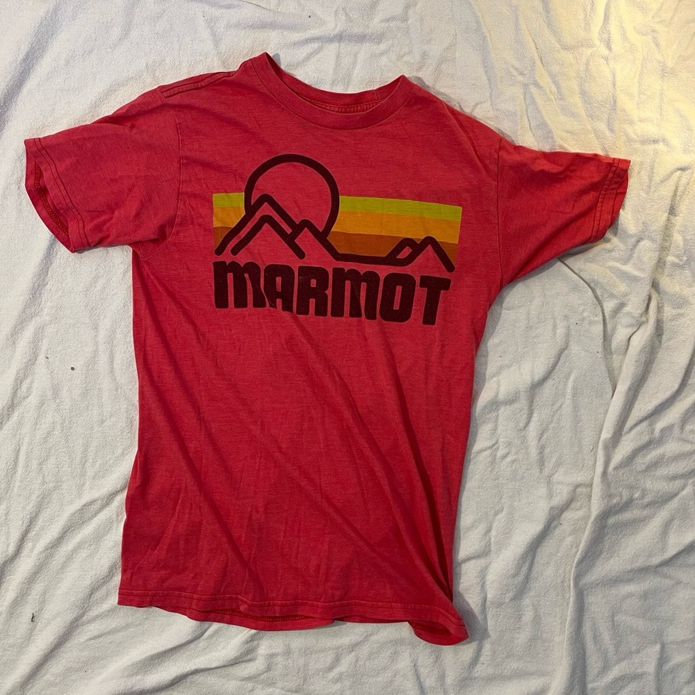 Retro Tshirt | Red, Small, Marmot